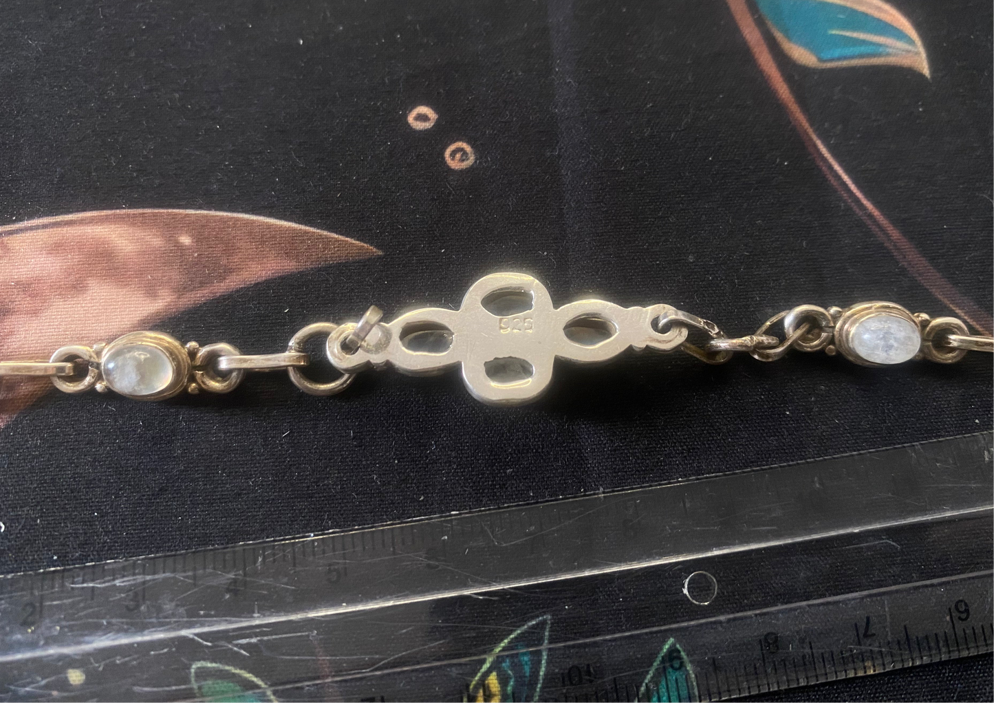 Mondstein Armband 925er Silber